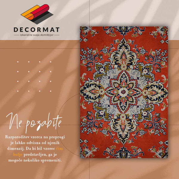 Tapis en vinyle Style arrière-est rétro