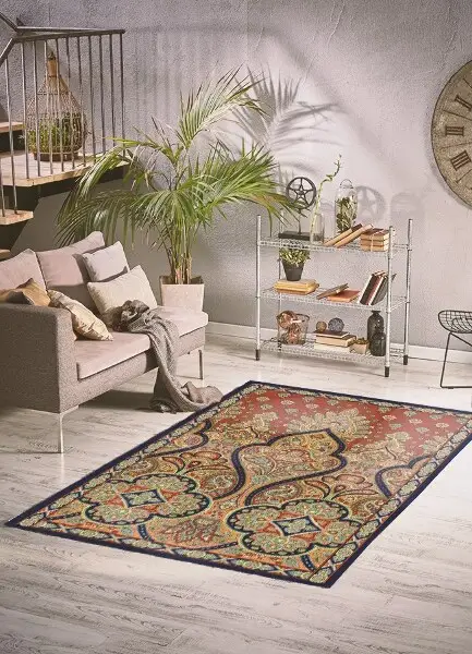 Tapis en vinyle Style rétro indien