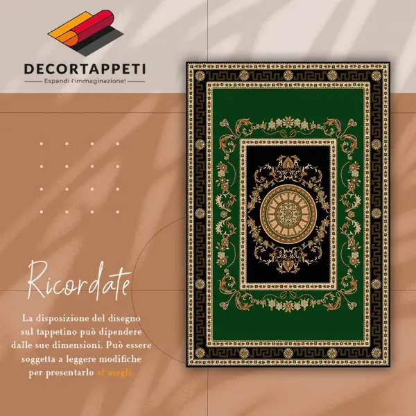 Tapis vinyle Cadre royal