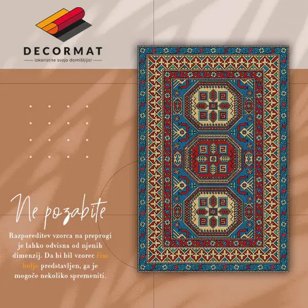 Tapis vinyle Modèle folklorique