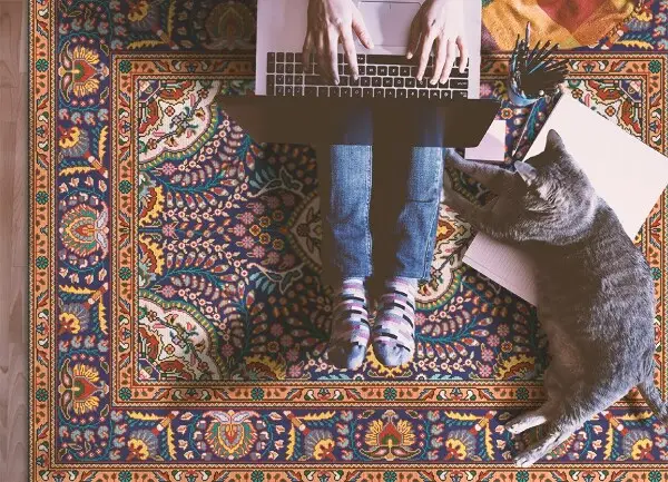 Tapis vinyle Style folklorique