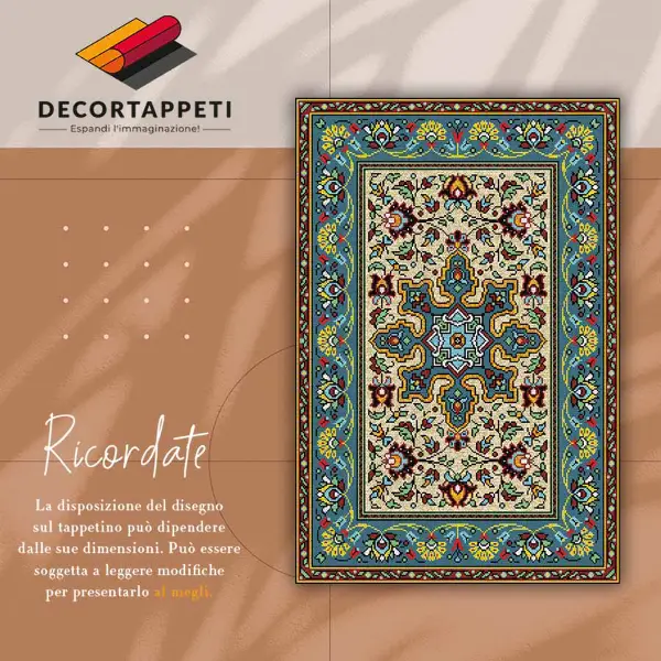 Tapis vinyle Motifs géométriques colorés