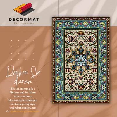 Tapis vinyle Motifs géométriques colorés