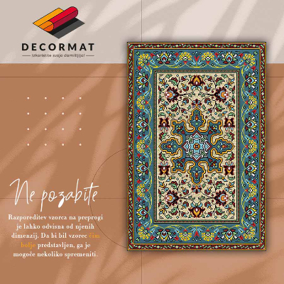 Tapis vinyle Motifs géométriques colorés