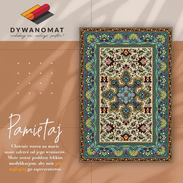 Tapis vinyle Motifs géométriques colorés