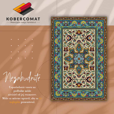 Tapis vinyle Motifs géométriques colorés