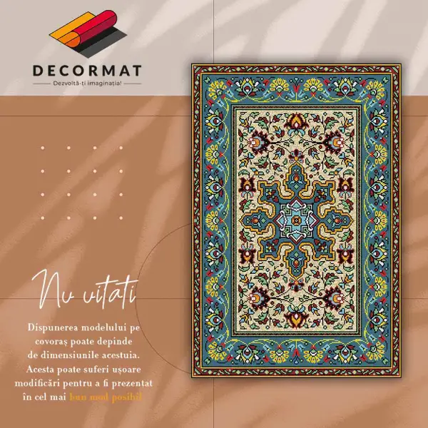 Tapis vinyle Motifs géométriques colorés