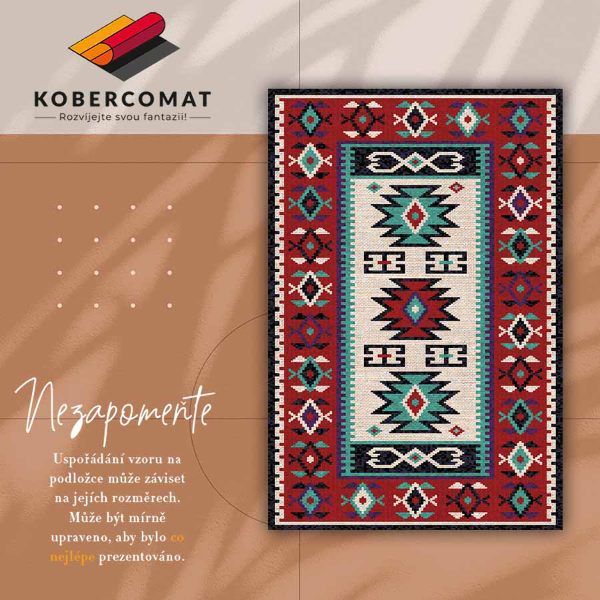 Tapis vinyle Modèles ethniques simples