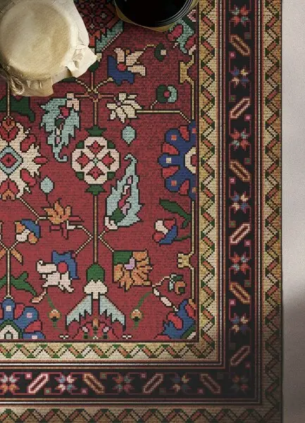 Tapis vinyle Mosaïque folklorique