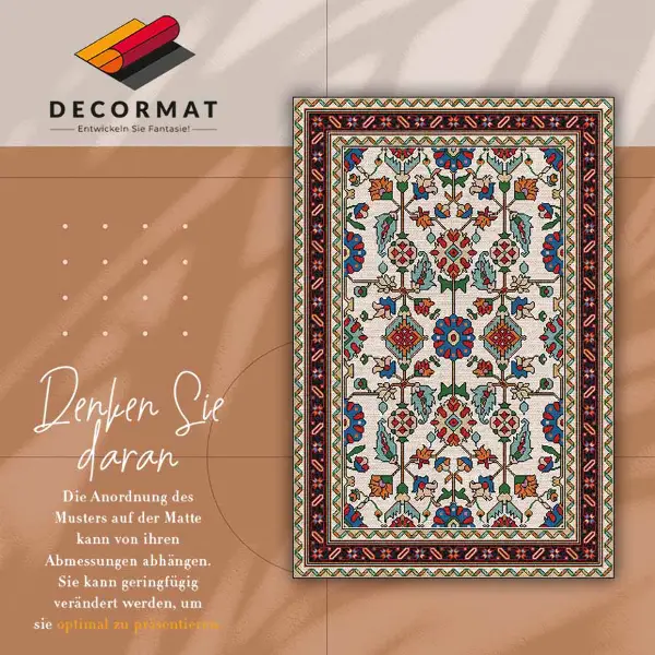 Tapis en vinyl Mosaïque floristique