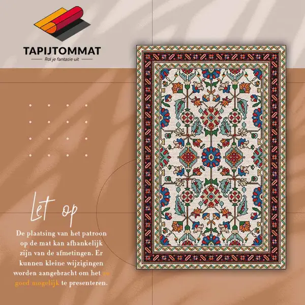 Tapis en vinyl Mosaïque floristique
