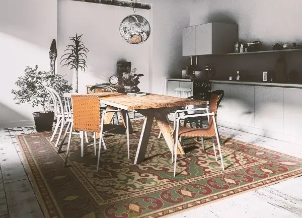 Tapis vinylique Modèle symétrique