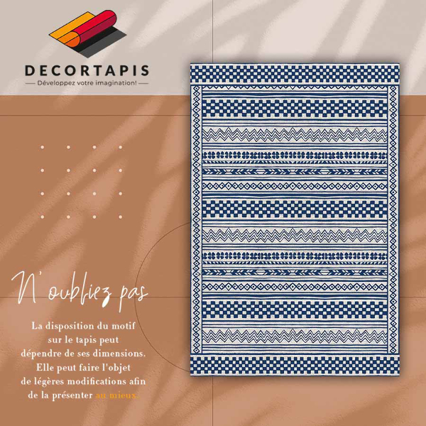 Tapis vinyle Route géométrique