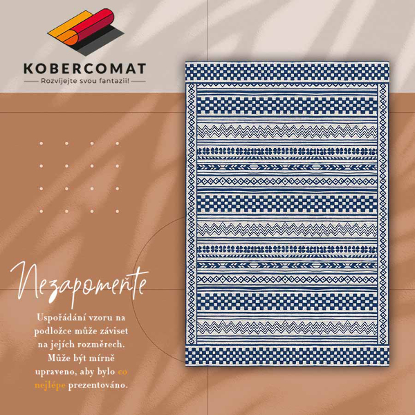 Tapis vinyle Route géométrique