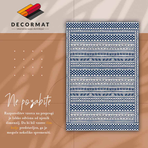 Tapis vinyle Route géométrique