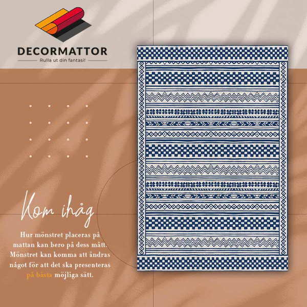 Tapis vinyle Route géométrique