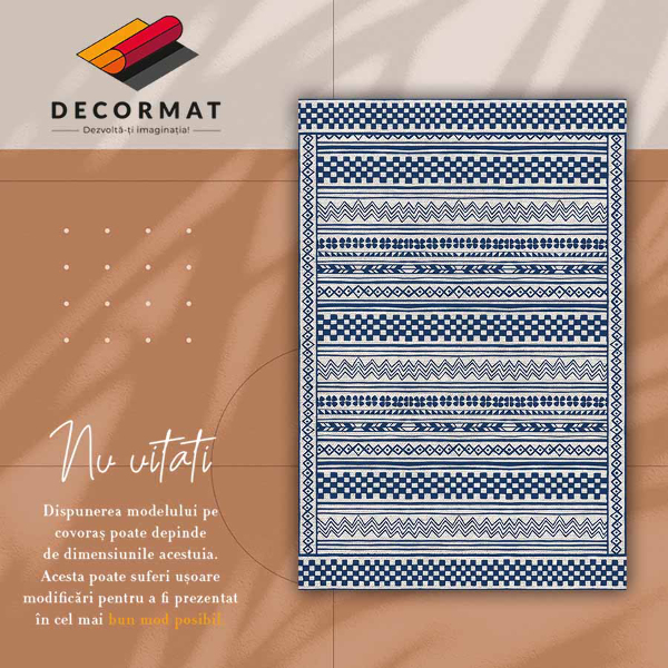 Tapis vinyle Route géométrique