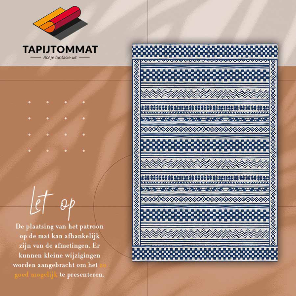 Tapis vinyle Route géométrique