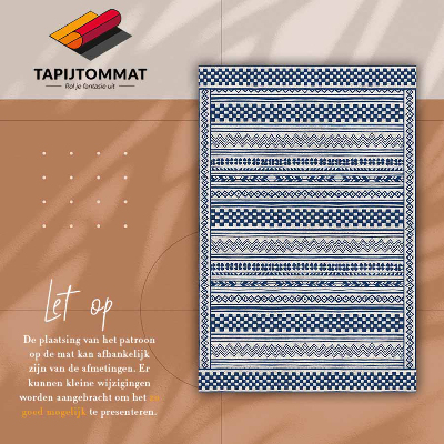 Tapis vinyle Route géométrique