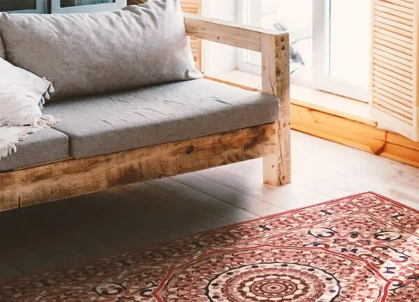 Tapis vinyle Symétrie ancienne