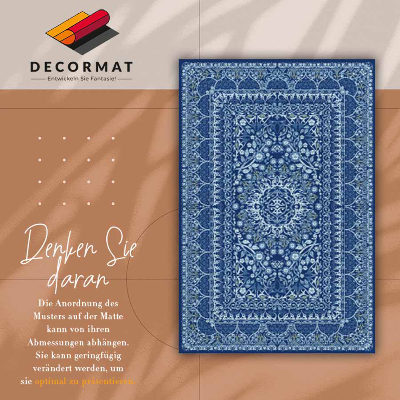 Tapis en vinyl Style bleu ancien