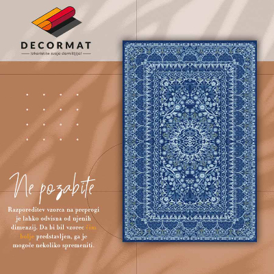 Tapis en vinyl Style bleu ancien