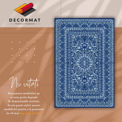 Tapis en vinyl Style bleu ancien