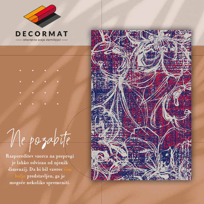 Tapis vinylique Abstraction rétro