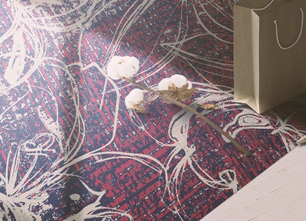 Tapis vinylique Abstraction rétro