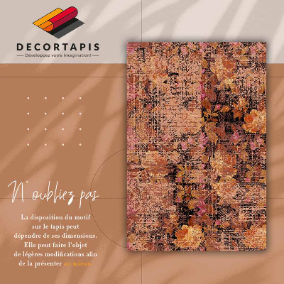 Tapis vinyle Fleurs vintage