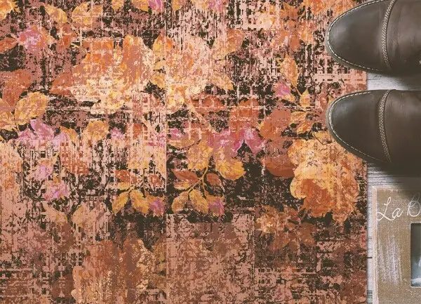 Tapis vinyle Fleurs vintage