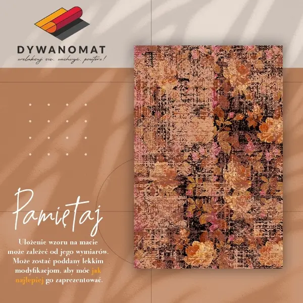 Tapis vinyle Fleurs vintage