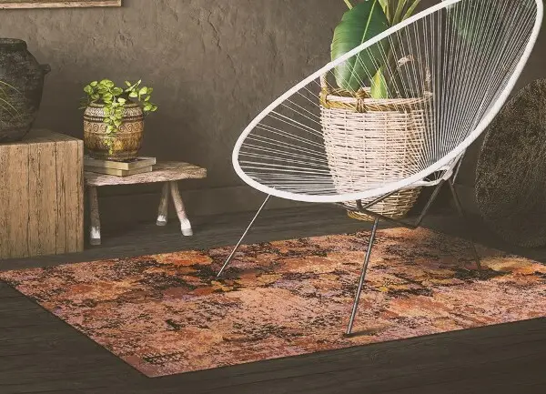 Tapis vinyle Fleurs vintage