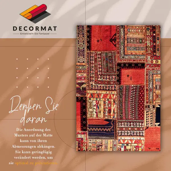 Tapis en vinyl Patchwork Abstraction