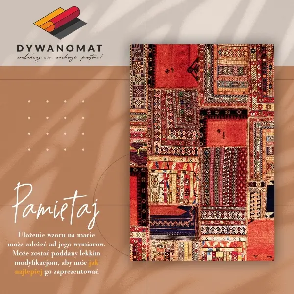 Tapis en vinyl Patchwork Abstraction