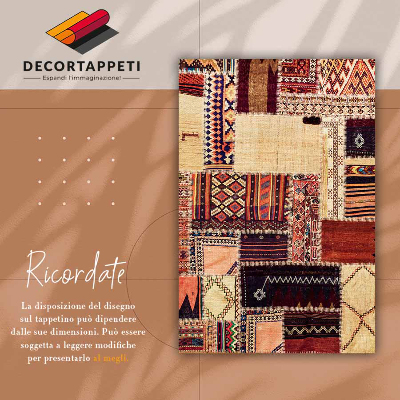 Tapis vinyle Patchwork abstrait