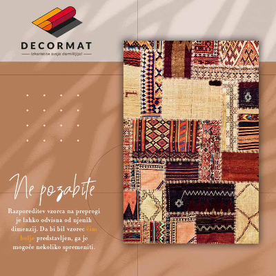 Tapis vinyle Patchwork abstrait