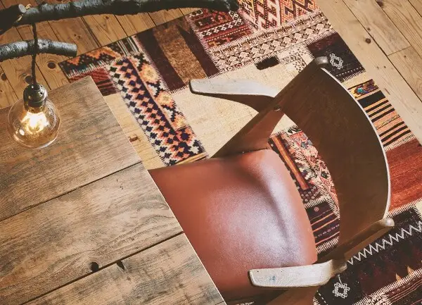 Tapis vinyle Patchwork abstrait