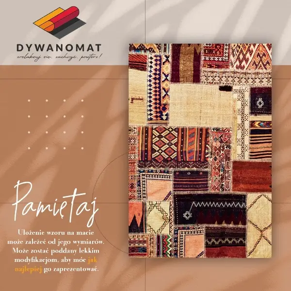 Tapis vinyle Patchwork abstrait