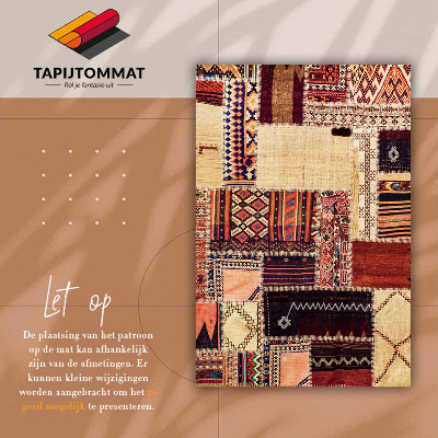 Tapis vinyle Patchwork abstrait