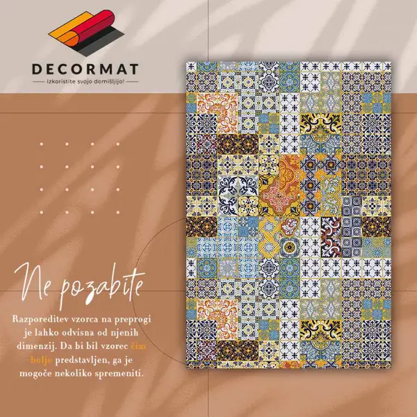 Tapis en vinyl Mosaïque abstraite