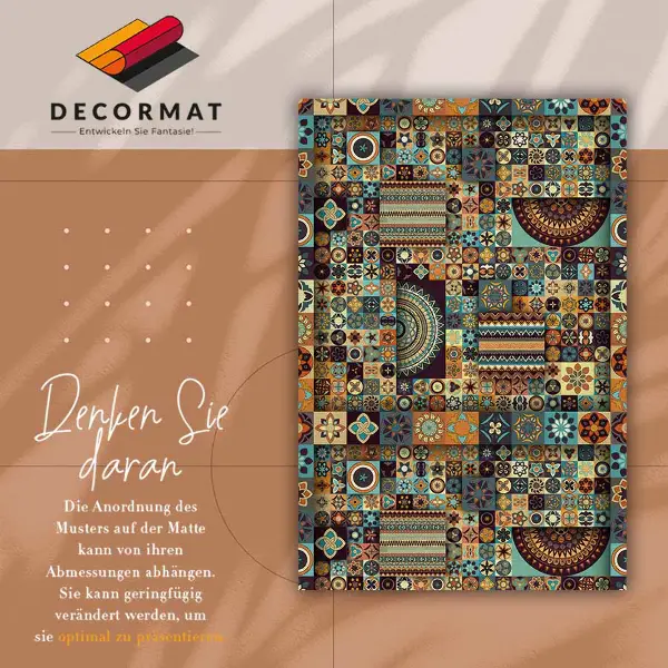 Tapis vinyl Mélange de tuiles