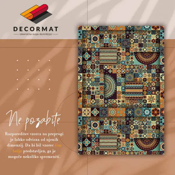 Tapis vinyl Mélange de tuiles