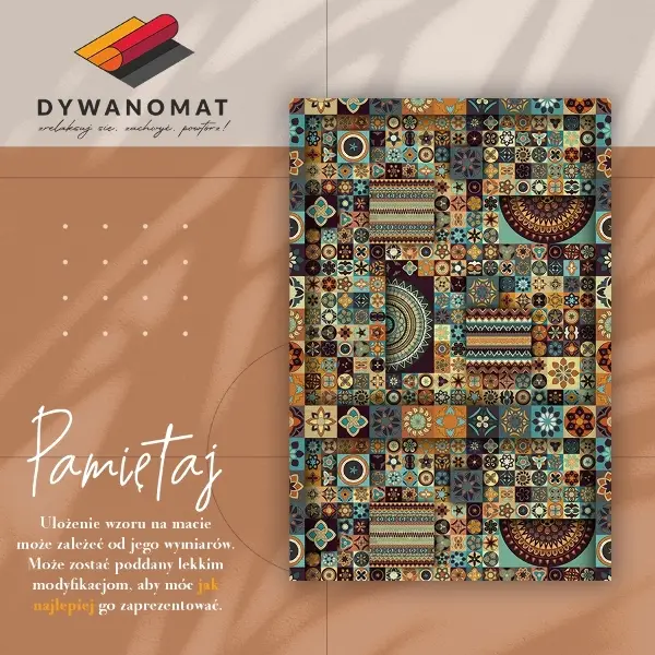 Tapis vinyl Mélange de tuiles