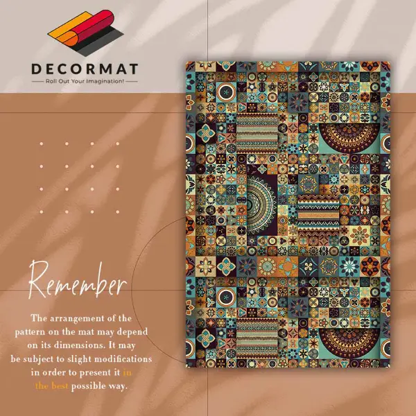 Tapis vinyl Mélange de tuiles