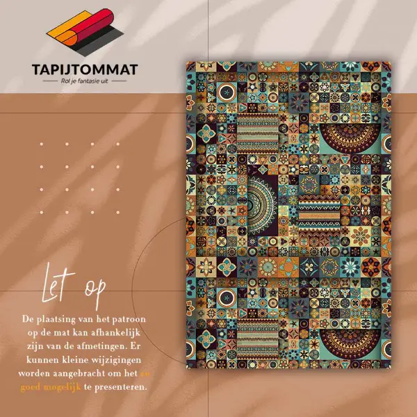 Tapis vinyl Mélange de tuiles