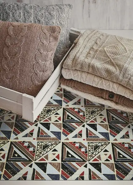 Tapis en vinyl Mosaïque géométrique