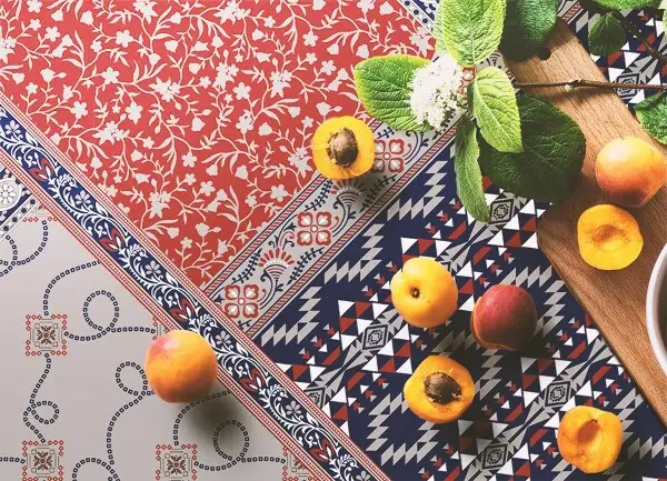 Tapis vinyle Mélange rétro