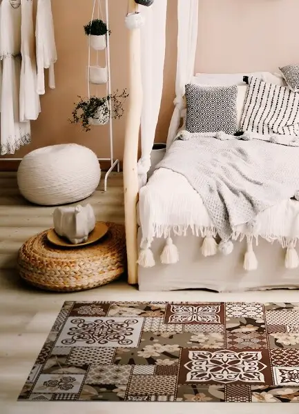 Tapis vinyle Style indien