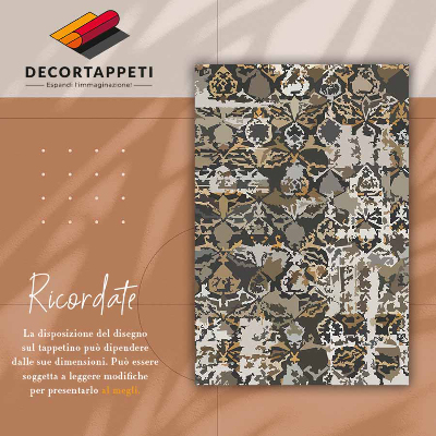 Tapis vinylique Abstraction rétro